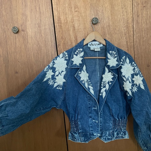 Embroidered Denim Jacket - Picture 3 of 6